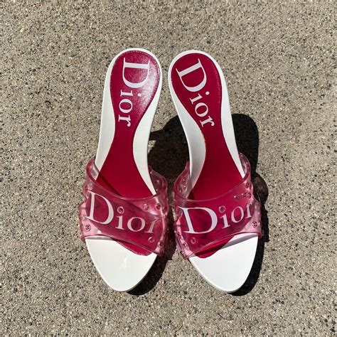 dior jelly shoes